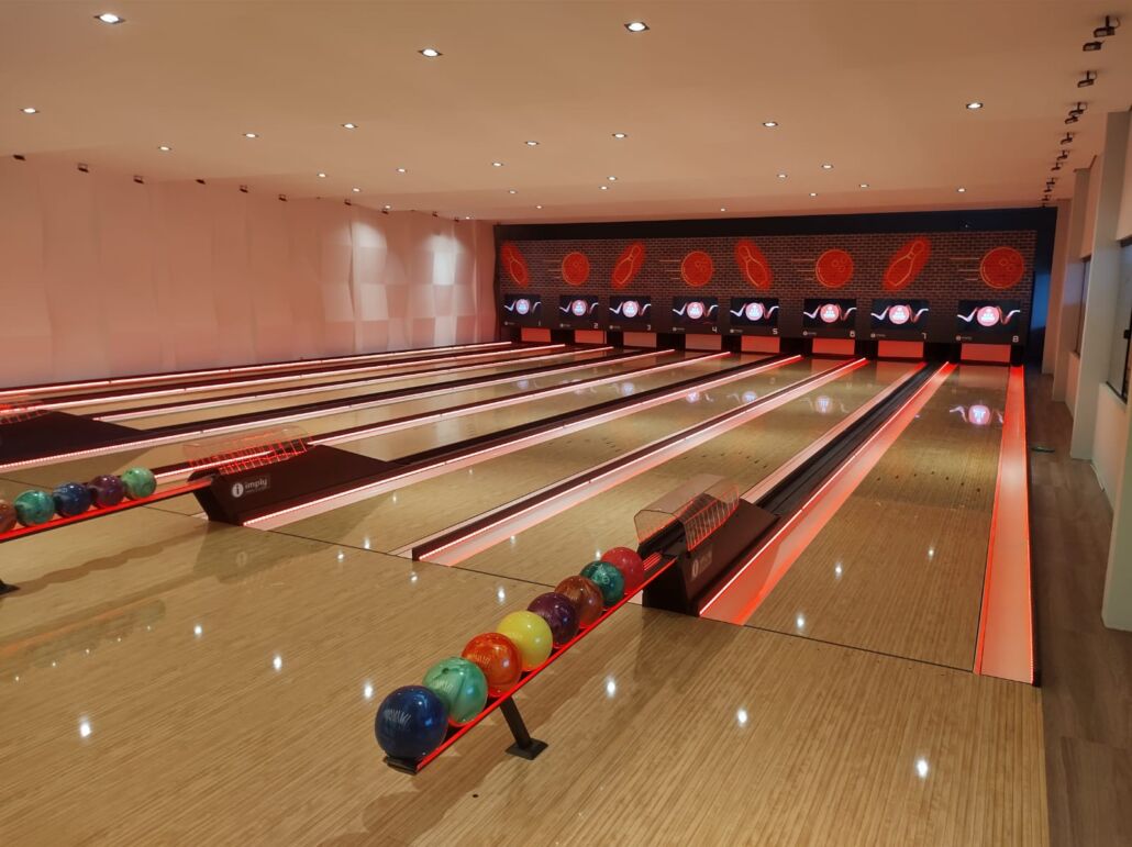 piste da bowling led